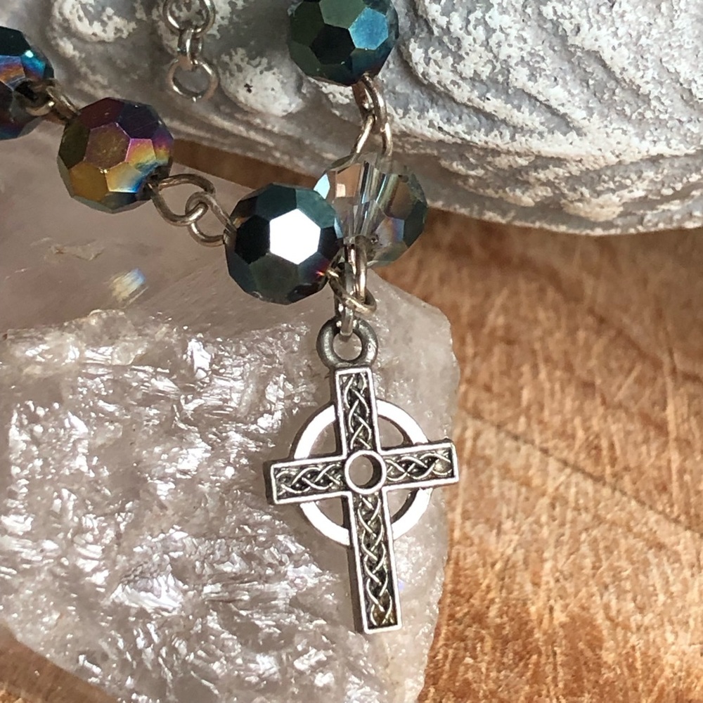 Antique Celtic Cross Bracelet